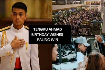 Birthday Paling Meriah, Satu Mall 'Sporting' Nyanyi Lagu Hari Jadi Buat Tengku Ahmad