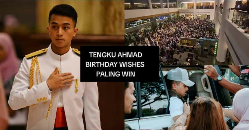 Birthday Paling Meriah, Satu Mall 'Sporting' Nyanyi Lagu Hari Jadi Buat Tengku Ahmad