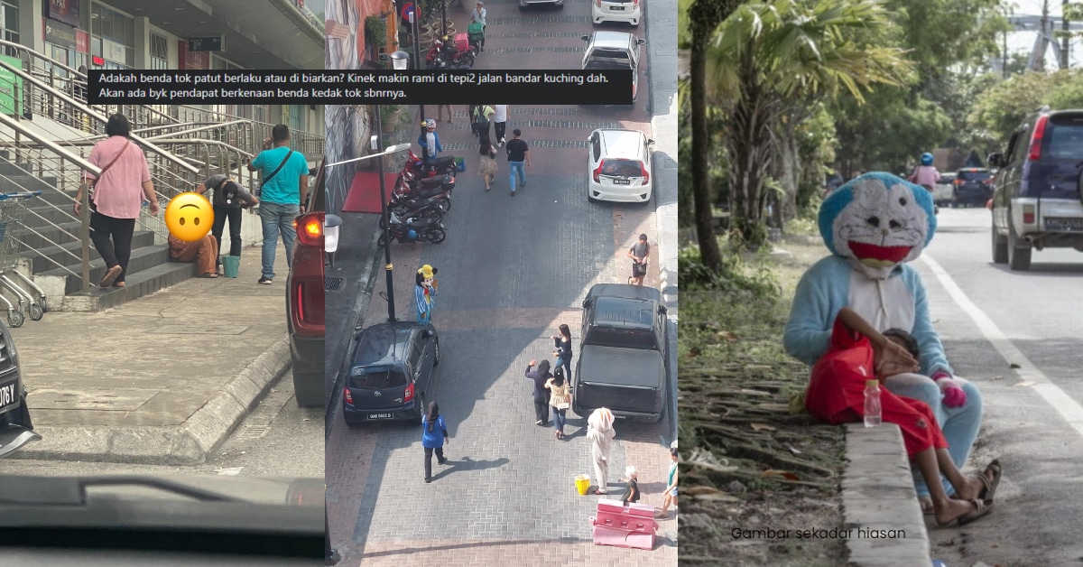 Dakwa Kostum Kini Macam 'Pengemis Moden' Di Kuching, Kongsian Individu Ini Raih Sokongan Netizen