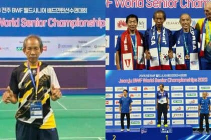Dari Limbang Ke Podium Dunia, Zaini Garip Cipta Nama Jaguh Badminton Senior Di Korea Selatan