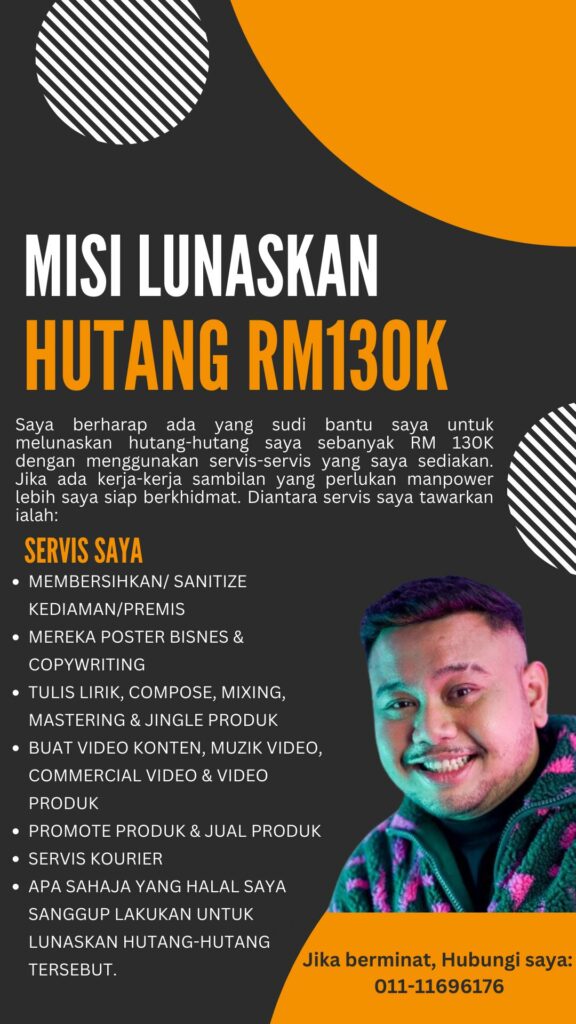 Demi Langsaikan Hutang RM1 Juta, Lelaki Dari Sarawak Ini Terpaksa Tinggal Dalam Kereta