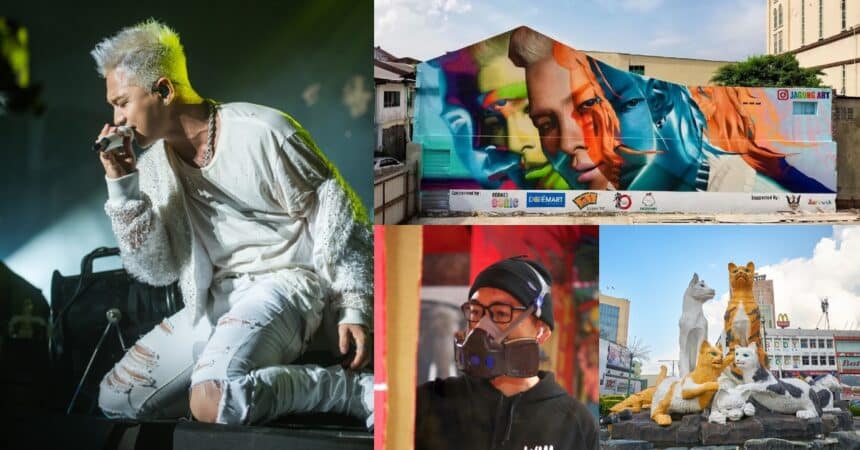 Lagi Seminggu Untuk Borneo Sonic, Mural Taeyang Di Kuching Tarik Perhatian Netizen