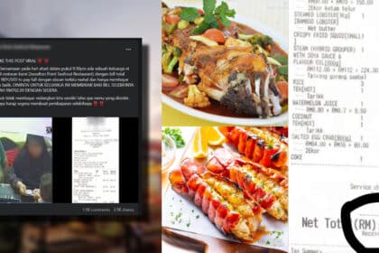 Makanan Cecah Lebih RM1K Di Restoran Seafood Sabah, Ini Penjelasan Pelanggan Enggan Bayar Penuh