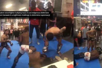 Padah Buli, Pelajar Ini Kena Pukulan KO Dari Anak Iban Di Gelanggang