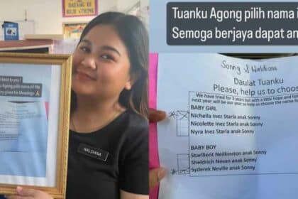 Siap 'Framekan' Nama Anak, Wanita Teruja Agong Pilih Nama Bakal Cahaya Mata