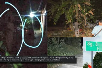 Siap Ketuk Tingkap, Individu Ini Kongsi Lihat Lembaga 'Berbungkus' Sempat Dirakam Di Kuching