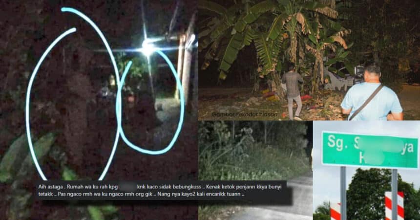 Siap Ketuk Tingkap, Individu Ini Kongsi Lihat Lembaga 'Berbungkus' Sempat Dirakam Di Kuching