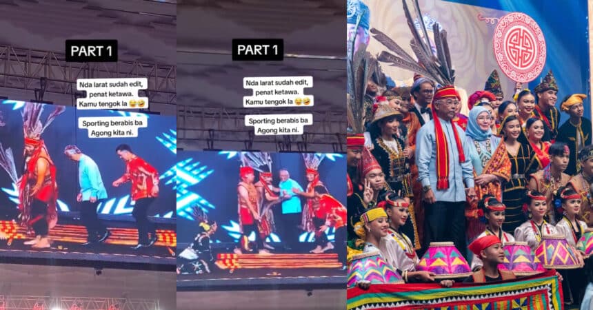 Sporting Betul Tuanku, Gelagat Agong Gigih Menari Tarian Tradisional Sabah Tarik Perhatian Ramai