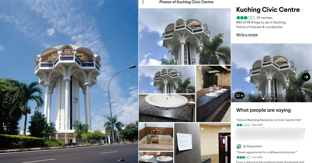 Tandas Kotor Bau Hapak, Netizen Risau Lihat Dewan Suarah Kuching Tidak Diselenggara Dengan Baik