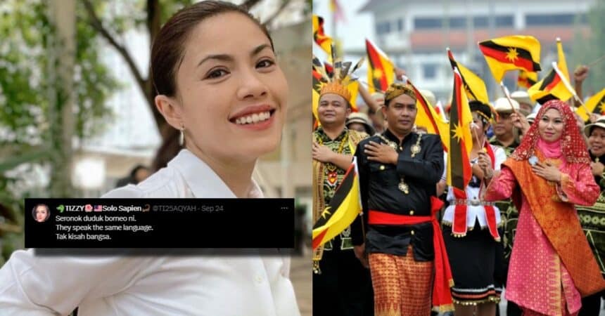 Tiz Zaqyah Puji Orang Borneo Tutur Bahasa Kebangsaan Meski Berlainan Bangsa