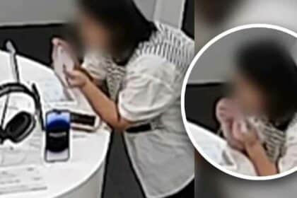 Wanita Kantoi Sanggup Gigit Kabel Demi Curi Iphone 'Display' Kedai