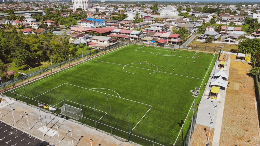 Cascara Arena, Padang Bola Sepak Dengan Standard FIFA Di Kuching
