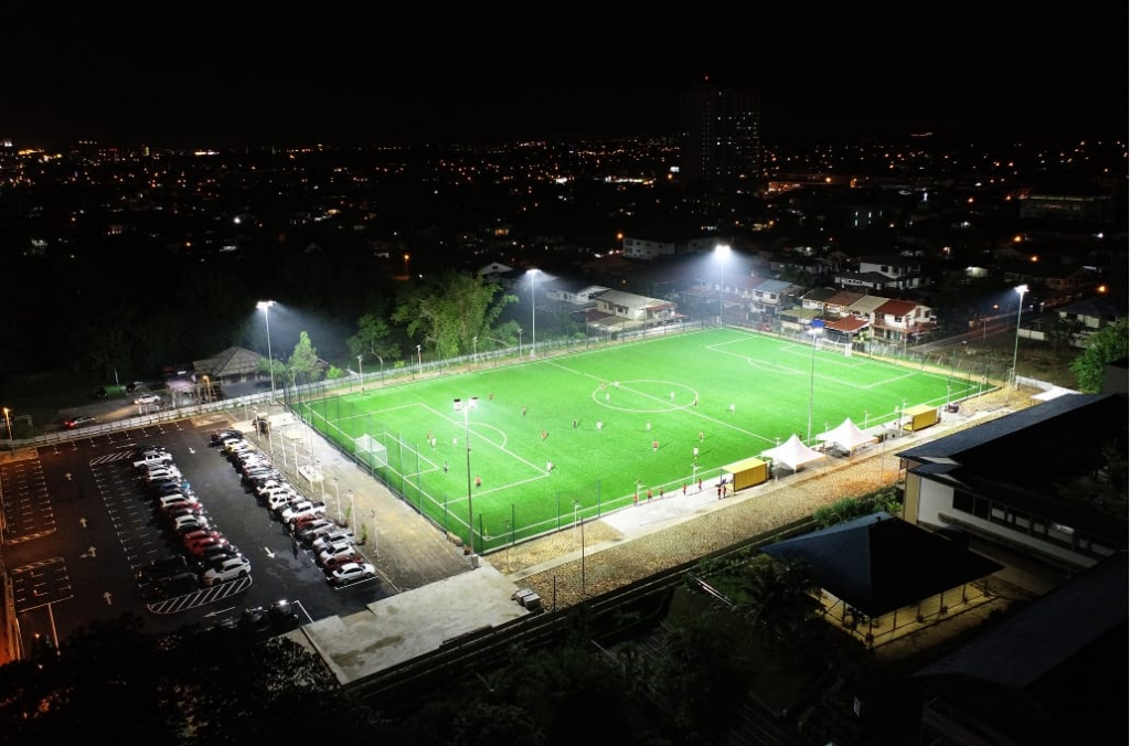 Cascara Arena, Padang Bola Sepak Dengan Standard FIFA Di Kuching