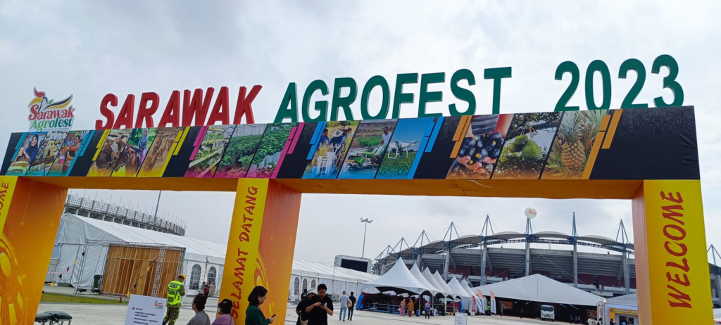 Ayam 'Pelangi' Jadi Tarikan Pengunjung Ke Sarawak Agrofest Di Stadium Perpaduan Kuching