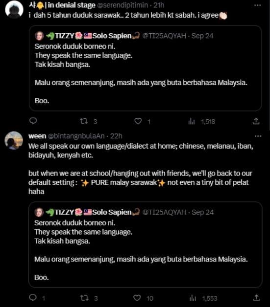 Tiz Zaqyah Puji Orang Borneo Tutur Bahasa Kebangsaan Meski Berlainan Bangsa