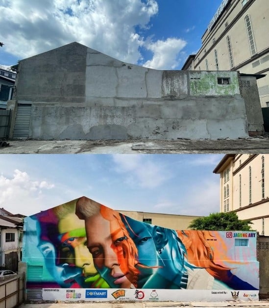 Lagi Seminggu Untuk Borneo Sonic, Mural Taeyang Di Kuching Tarik Perhatian Netizen