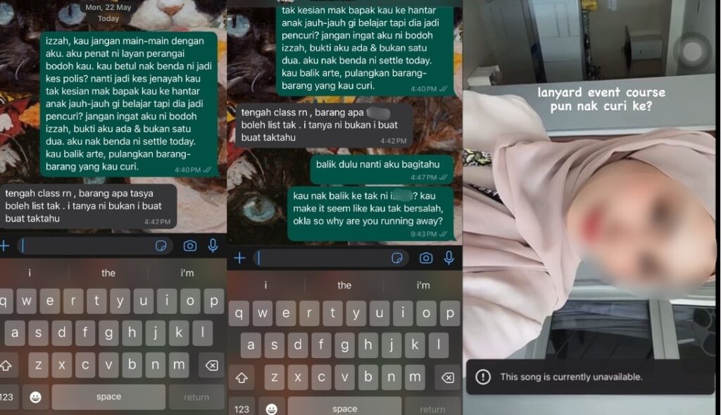 Tampil Bergaya Rupanya Kantoi Pencuri, Individu Ini Dedah Tiktoker Sering Curi Barang Roommate
