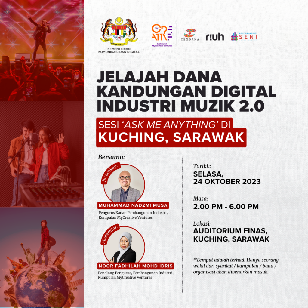 Sertai Acara Khas Di Kuching Ini Untuk Peluang Lebih Cerah Raih Dana Kandungan Digital