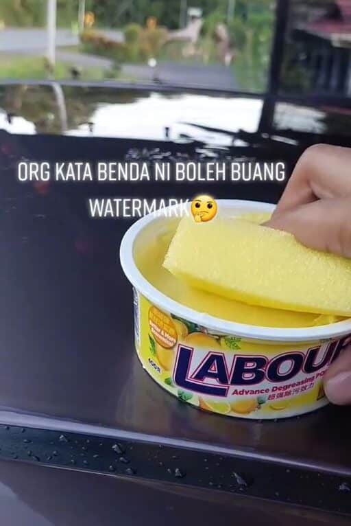 Ini Tip Mudah Dan Murah Hilangkan Watermark Pada Cermin Kereta