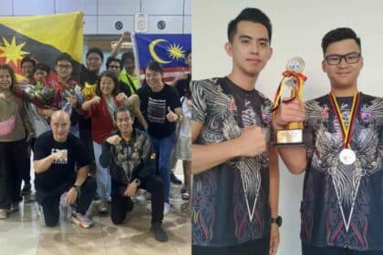 Acho Prince, Anak Sarawak Pertama Rangkul Gelaran Juara 'Arm Wrestling' Peringkat Dunia