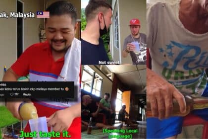 'Auto Cakap Melayu Member Tu', Netizen Geli Hati Lihat Gelagat Youtuber Eropah Diberi Air Tuak Di Sarawak