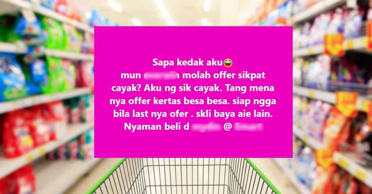 Bayar Harga Lain Di Kaunter, Tular Pelanggan Rasa Tertipu Dengan Promosi Pasar Raya Di Kuching
