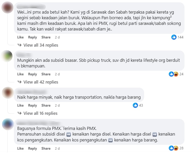 Diesel Bakal Dikenakan Subsidi Bersasar, Ini Reaksi Geng Hilux Di Sarawak
