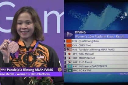 'Comeback' Selepas 13 Tahun, Pandelela Rinong Raih Pingat Gangsa Acara Individu Di China
