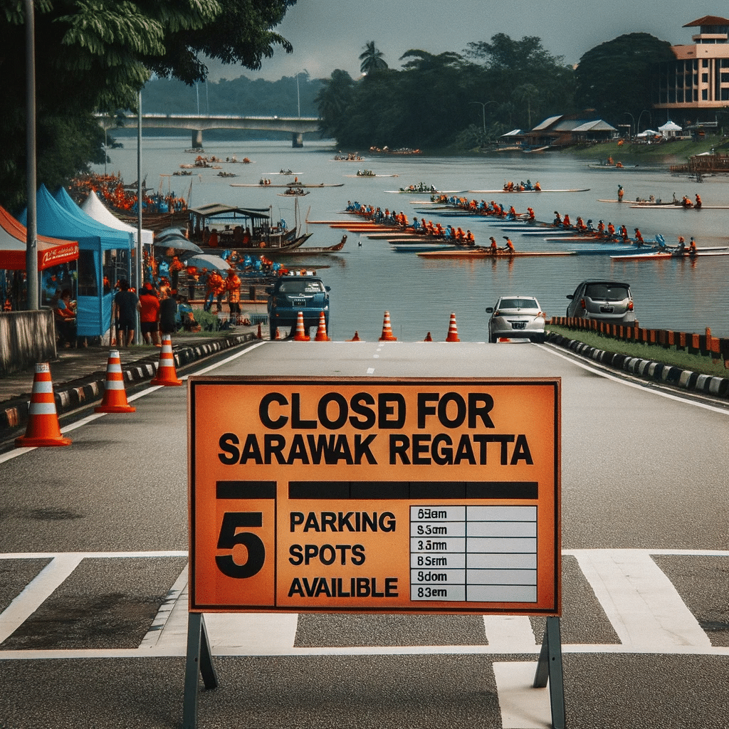 Ini Senarai Tempat Letak Kenderaan Sempena Regatta Sarawak 2023