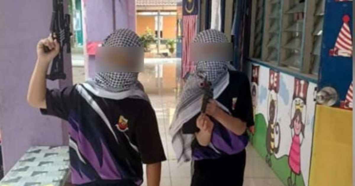 Elak Unsur Keganasan, Ibu Bapa Resah Anak Diajar Pegang Senjata Demi Solidariti Palestin Di Sekolah