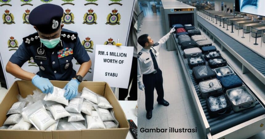 Kantoi Seludup Syabu RM1.4 Juta Dalam Bungkusan Teh, Pelajar SPM Antara Lima Ditahan Di Kuching
