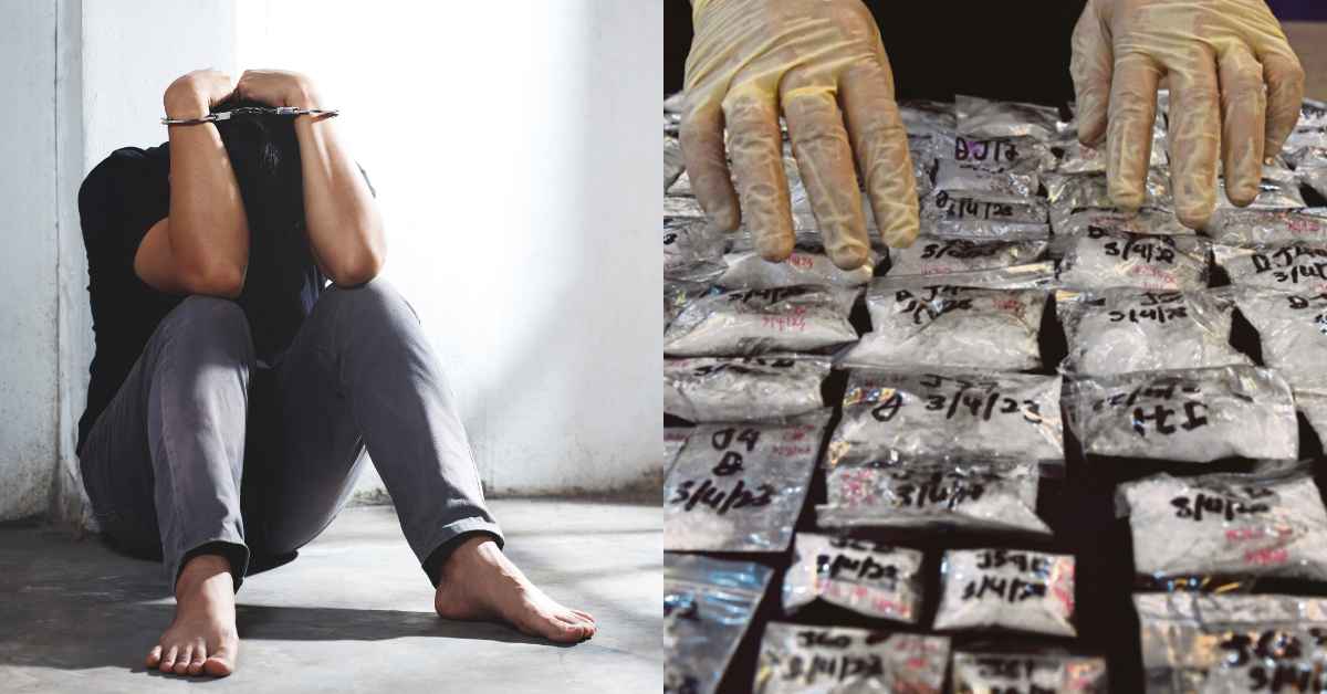 Padah Seludup Dadah Bernilai RM145,978, Ibu Dan Anak Diberkas Polis Di Miri