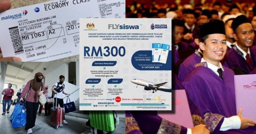 Pelajar Politeknik, Matrikulasi, IPG Dan Kolej Komuniti Kini Juga Dapat Subsidi FlySiswa