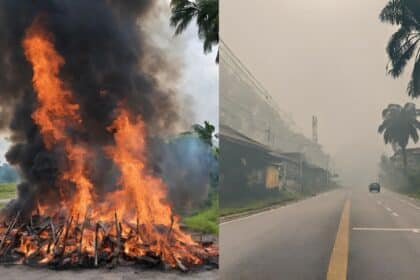 Sarawak Tidak Terlepas Dari Cengkaman Jerebu, Kena 'Tempias' Kebakaran Hutan Di Indonesia