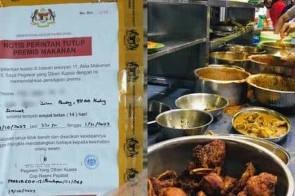 Standard Kebersihan Teruk, Restoran Nasi Kandar Terkenal Di Kuching Diarah Tutup Oleh KKM