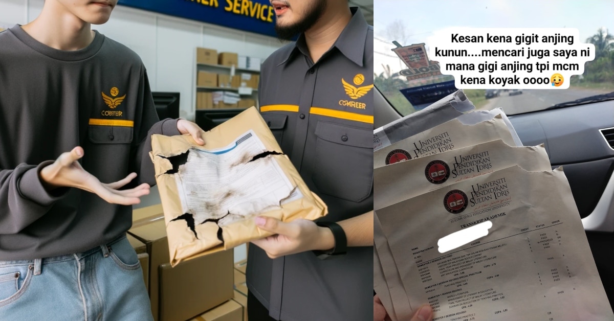 Transkrip Koyak Dakwa Guna Alasan Digigit Anjing, Pelajar Ini Kesal Dengan Servis Kurier Di Sabah