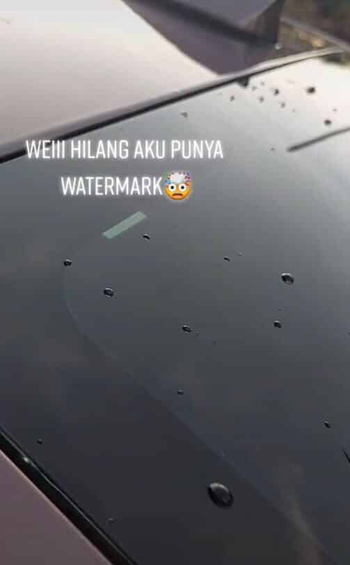 Ini Tip Mudah Dan Murah Hilangkan Watermark Pada Cermin Kereta