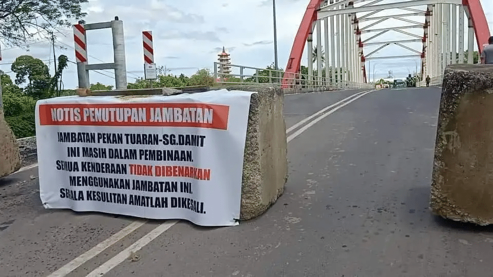Telan Kos 18 Juta Dan Hampir Siap Dibina, Warga Sabah Gusar Jambatan Sungai Damit Terpaksa Diroboh