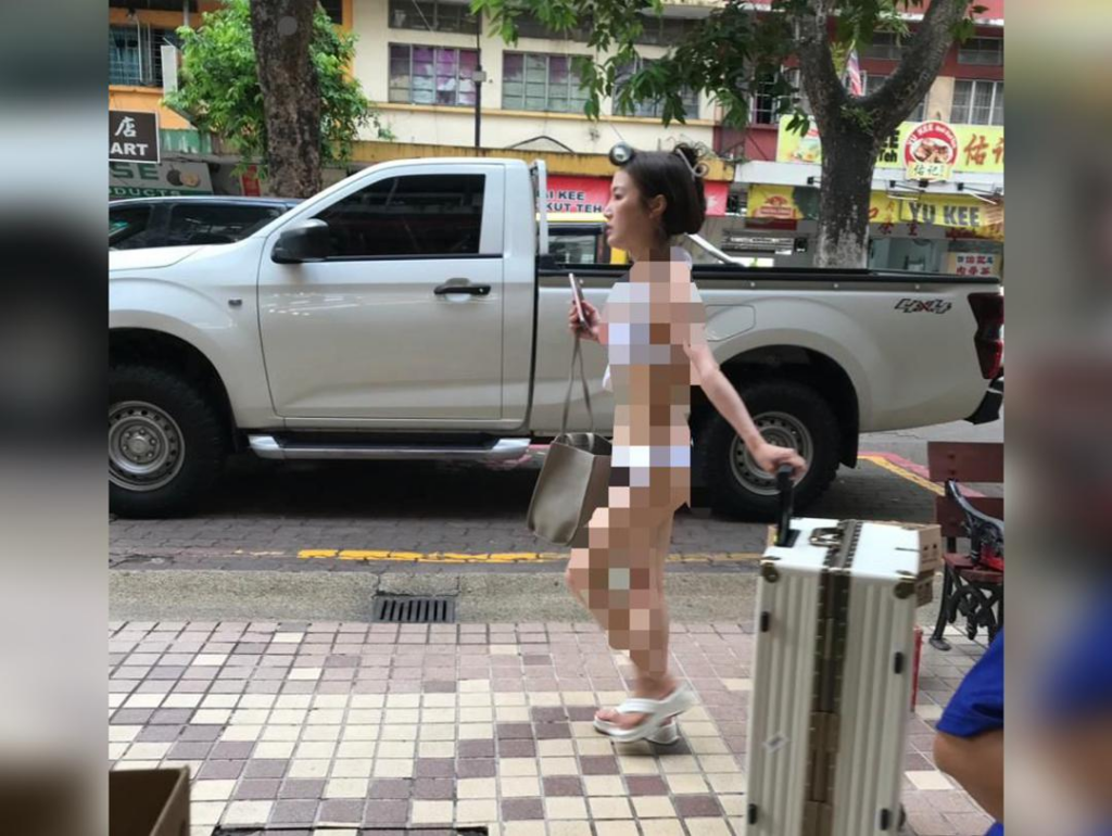 Polis Siasat Foto Pelancong Wanita Selamba Tayang Punggung Dan Payudara Di Sabah