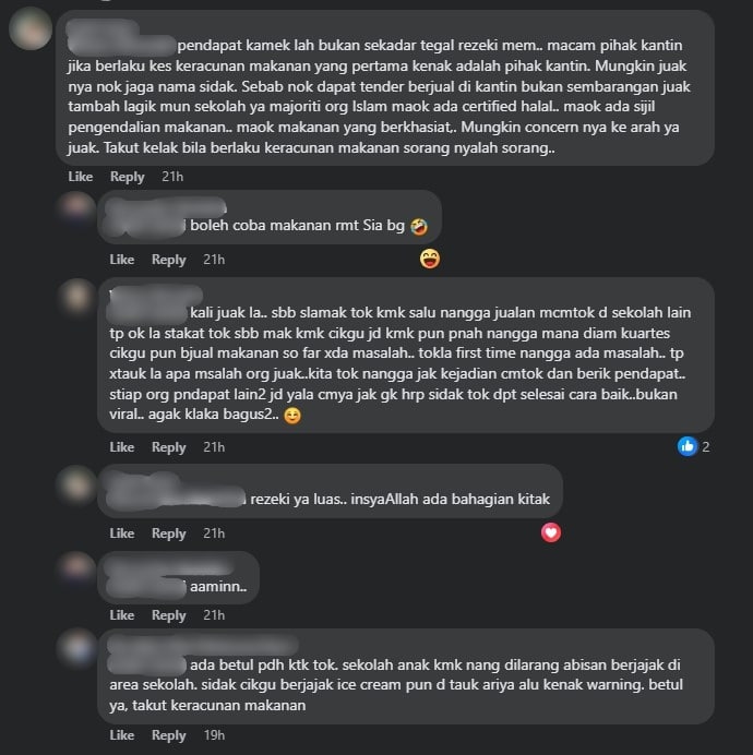 Berang Ditegur Gara-Gara Berniaga Di Pagar Sekolah Di Kuching, Tindakan Wanita Ini Raih Perhatian Netizen