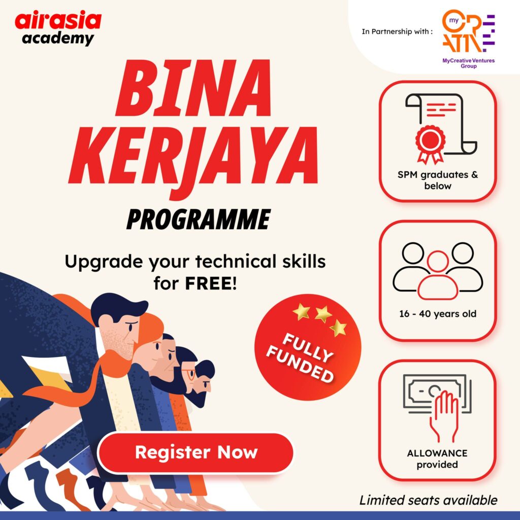 airasia academy Dan MyCreative Ventures Tekad Bimbing Generasi Mahir Digital Melalui Program Ini