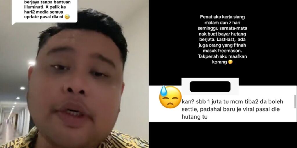 Langsai Hutang RM1 Juta Tiada Kaitan Illuminati, Lelaki Dari Sarawak Ini Sangkal Tuduhan Netizen