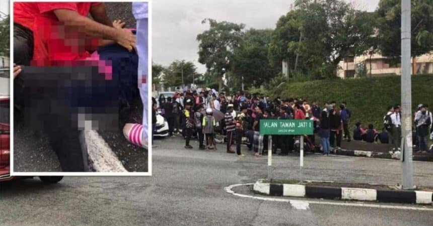 Bengang Bunyi Bising Ekzos Motor, Polis Ditahan Langgar Lari Calon SPM Hingga Maut