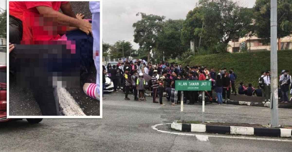 Bengang Bunyi Bising Ekzos Motor, Polis Ditahan Langgar Lari Calon SPM Hingga Maut