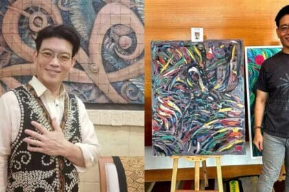 Gerald Goh Pelukis Sarawak Pertama, Catat Malaysia Book Of Record Pamer Karya Di Perancis