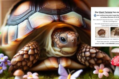 Pemilik Dakwa Boleh Bergerak Laju, Kura-Kura Gergasi Melarikan Diri Di Kuching