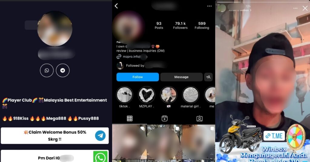 Netizen Selongkar Senarai Influencer Bangga Iklankan Judi Online