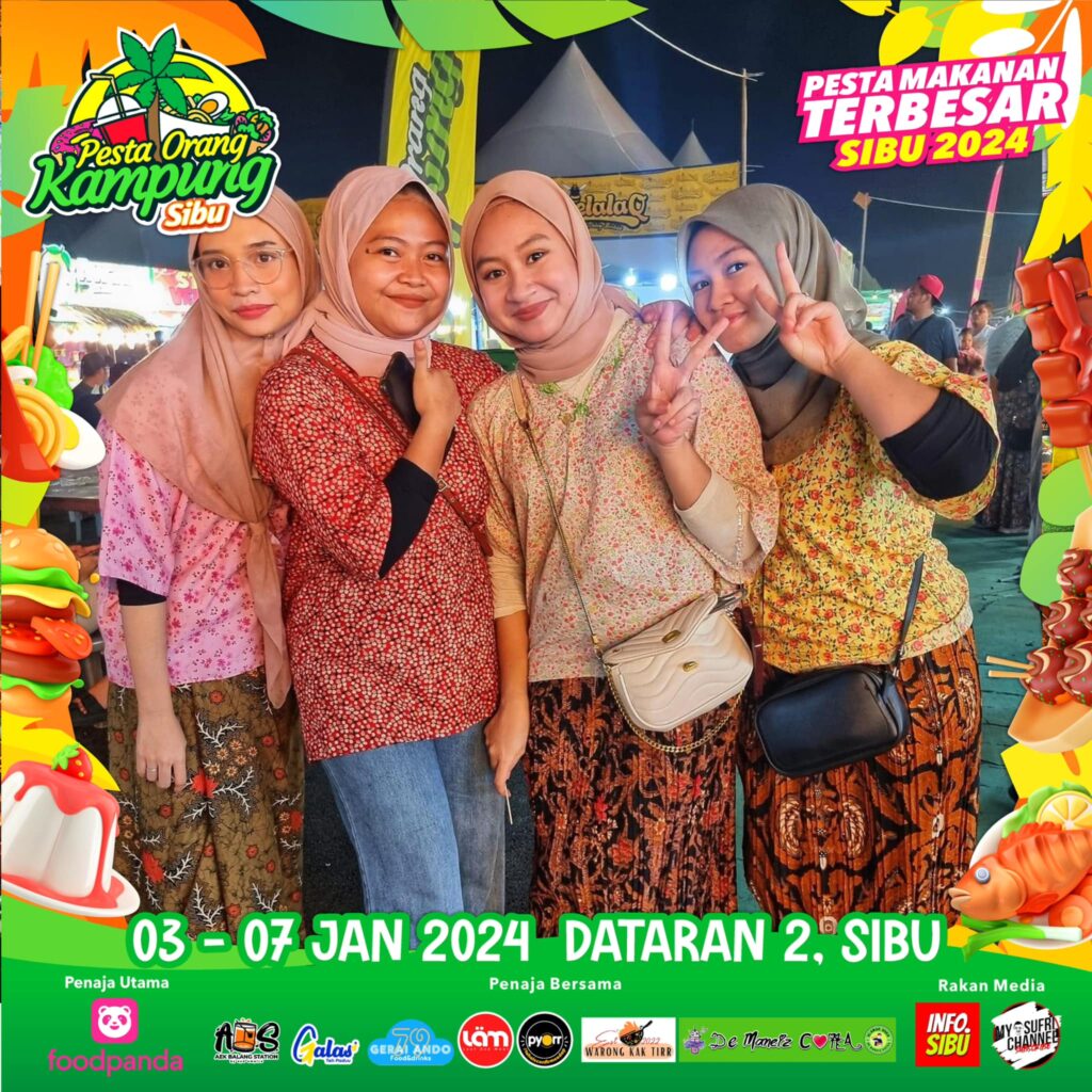 Meriahkan Pesta Orang Kampung Dengan Pakaian Tradisional Di Sibu Bermula Esok