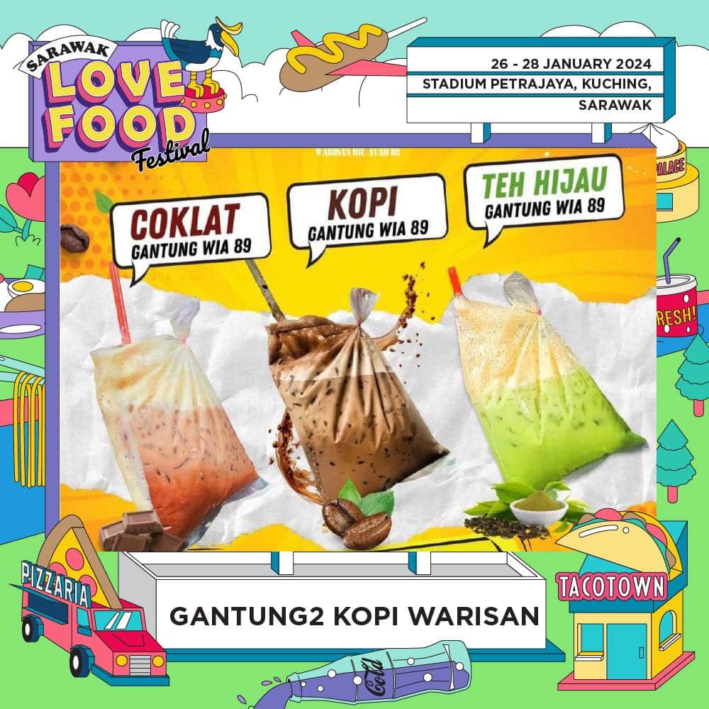 Ini Adalah Senarai Gerai Jom Heboh Di Kuching Hujung Minggu Ini
