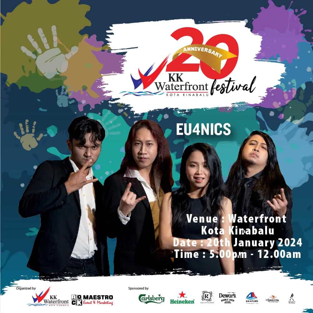 STEGA Dan EU4NICS Bakal Gegar KK Waterfront Festival Di Sabah Esok